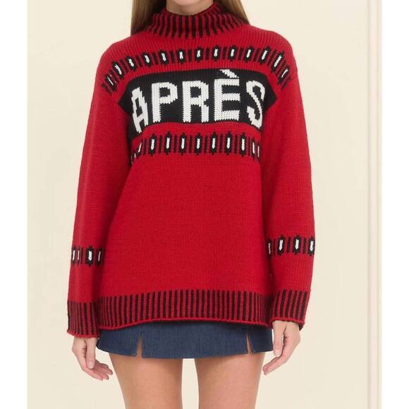 NEW MOON RIVER après mockneck pullover